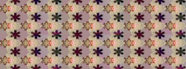 Tekstil, kumaş, ambalaj, hatıra defteri için hoş bir çiçek arkaplanı. Bej arka planda. Elle çizilmiş çiçek desenli Raster çizimi. Çocuksu tasarım.