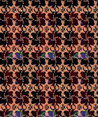 Davetiye ve kartpostal tasarımı için dekoratif çiçek unsurları. Poster ya da kapak için arka plan. Yapraklı çizim şekli. Şirin, zarif çiçekler Raster illüstrasyonu. Tekstil için figür.