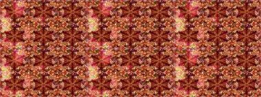 Geleneksel oryantasyon süsü. Kusursuz klasik raster altın desenli. Kırmızı renklerde, altın elementlerle kusursuz desen. Klasik vintage arkaplan.