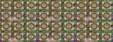 Gri renklerde altın tekrarlayan elementlerle soyut arkaplan. Kusursuz oryantal klasik altın desen.