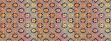 Düz Çiçek Elementleri Tasarımı. Renkli Yaz Temalı eskiz kalıbı. Gri renkli çiçekler. Raster illüstrasyonunda çiçek deseni çizimi.