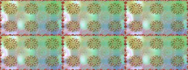 Tarafsız renklerde çiçekler. Çiçekli karalama şeklinde Raster çiçek deseni. Nazikçe, güzel çiçek arkaplanı..