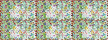Bahar mevsimi. Tarafsız renklerde çiçekler. Nazik romantik baskı. Raster dikişsiz şirin çiçek deseni. Tatil havası..