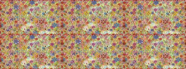 Tarafsız çiçekli kusursuz desen, suluboya çiçekli desen, şirin çiçek, duvar kağıdı, kart veya kumaş için fayanslı. Raster - stok.