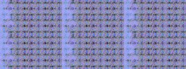 Çiçek süslemeli çizim deseni. Raster illüstrasyonu. Tarafsız ve mavi renkte çiçekler.