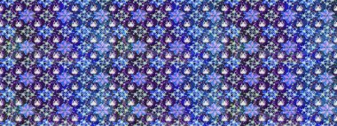 Renkli Bahar Teması eskiz kalıbı. Düz Çiçek Elementleri Tasarımı. Süslü kumaş deseni. Raster illüstrasyonunda çiçek deseni çizimi.