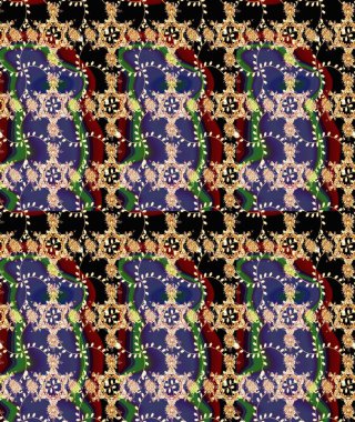 Modern stil dokusu. Çiçek desenli raster, menekşe çizgi grafik deseni soyut raster arkaplan.