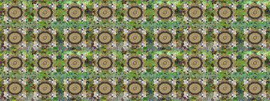 Kusursuz altın desen. Raster oryantal süs. Gri renklerde, altın elementlerle kusursuz desen.