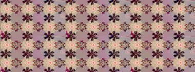 Bahar çiçekleri, bej ve nötr çiçekler. Moda baskıları için zarif bir şablon. Küçük renkli çiçekler. Küçük çiçekte güzel bir desen. Motley illüstrasyonu.