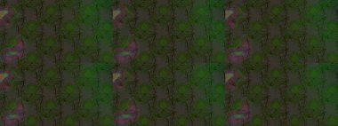 Yeşil renkli yeşil papatya deseni. Yeşil renklerde. Raster illüstrasyonu.