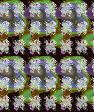 Modaya uygun kumaş deseni. Renkli Yaz Temalı eskiz kalıbı. Düz Çiçek Elementleri Tasarımı. Sevimli çiçek raster deseni.