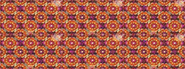 Paisleys zarif çiçek desenli dikişsiz arka plan duvar kâğıdı illüstrasyonuyla klasik stil, modern 3D çizgili sanat altın ve kahverengi desenli çiçek yaprakları ve süslemeleri..