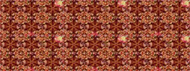 Klasik klasik klasik arka plan. Klasik raster sarısı, kusursuz desen. Kırmızı renklerde, altın elementlerle kusursuz desen. Geleneksel oryantasyon süsü.