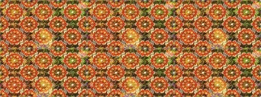 Paisleys zarif çiçek desenli dikişsiz arka plan duvar kâğıdı illüstrasyonuyla klasik stil, modern 3D çizgili sanat altın ve kahverengi desenli çiçek yaprakları ve süslemeleri..