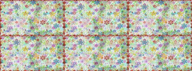 Soyut zarafet, çiçekli arkaplan deseni. Raster Güzel kumaş deseni.