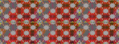 Birçok gri soyut çiçekli tropik, pürüzsüz desen. Varicologray raster kusursuz çizim. Küçük çiçekte sevimli çiçek deseni var..