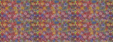 Klasik taslak çizimi. Çiçeksel kahverengi, pürüzsüz desen. Raster çiçek izi. Raster Yumuşak kumaş deseni.