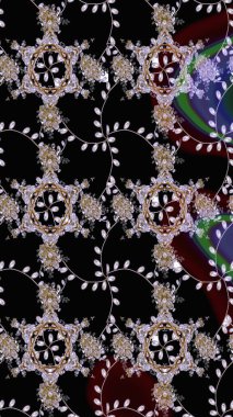 Sabıka fotoğraflarında, bebek kıyafetlerinde, duvar kâğıtlarında, paket kutularında falan kullanılabilir. Raster. Zarif, parlak ve eskiz siyah çiçek deseni tasarımı.