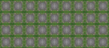 Duvar kâğıdı barok, İspanyol kumaşı. Kusursuz çiçek deseni. Gri, yeşil ve nötr renklerde grafiksel modern kusursuz desen. Kusursuz raster arkaplanı.