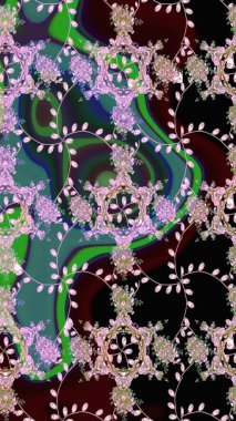 Renkli Bahar Teması eskiz kalıbı. Düz Çiçek Elementleri Tasarımı. Parlak arkaplan eskiz desenli çiçekli fantezi tasarımı.