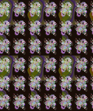 El çizimi Raster çizimi. Karalama elementleri. Çizim çiçek deseni duvar kağıdı, web sitesi arkaplanı, paket kağıdı, davetiye, broşür, pankart veya web sitesi için kullanılabilir.