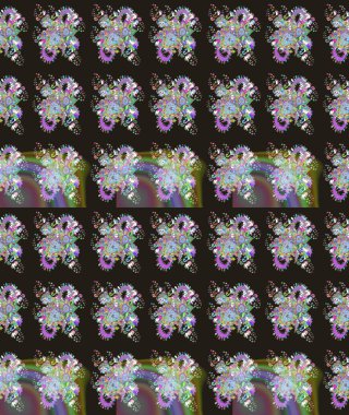 Moda baskısı. Eski model. Çiçeğin suluboya çizimlerinin mükemmel deseni. Dekorasyon ve tasarım için güzel bir desen. Suluboya çizim deseni.