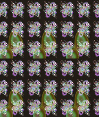 Tekstil, kumaş, kapaklar, duvar kağıtları, baskı, naylon, koleksiyon defteri, örgü, dekupaj için güzel bir eskiz. Küçük gri çiçekli oldukça eski bir besin torbası deseni. Millefleurlar.