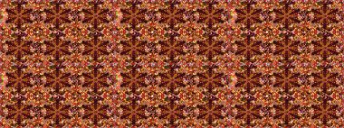 2019 Noel 'i, kar tanesi, yeni yıl. Kahverengi renklerde ve altın elementlerle klasik, pürüzsüz desen.