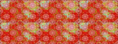 Ton halinde. Dekorasyon ve tasarım için güzel bir desen. Suluboya desensiz çiçek buketi. Moda baskısı. Çiçeğin suluboya çizimlerinin zarif deseni.