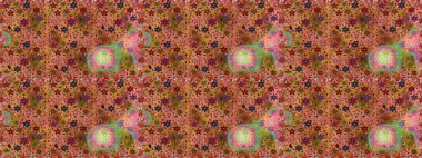 Raster illüstrasyonu. Küçük çiçekli şirin bir desen. Çiçek ve yapraklı çiçek deseni.