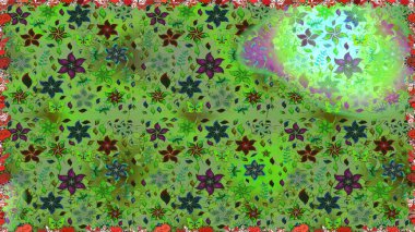 Moda baskıları için zarif bir şablon. Kusursuz. Çiçekli bahar çiçekleri. Küçük çiçekte güzel bir desen. Motley illüstrasyonu. Küçük renkli çiçekler..