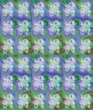 Tekstil veya kitap kapakları, imalat, duvar kağıtları, baskı, hediye paketi ve yapıştırma kitabı için çiçek eskizi geçmişi. Raster illüstrasyonu. Küçük ölçekli çiçeklerdeki basit sevimli desen.