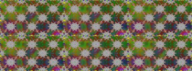 Sevimli küçük çiçek desenle. Raster resim. Çiçek desenli çiçek ve yaprakları ile.