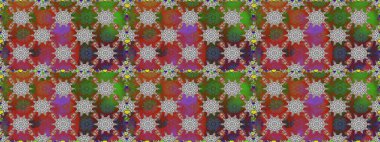 Çiçekli bahar çiçekleri. Küçük çiçekte güzel bir desen. Küçük renkli çiçekler. Motley illüstrasyonu. Moda baskıları için zarif bir şablon. Kusursuz..