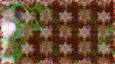 Küçük çiçekteki kusursuz desen. Güzel kumaş deseni. Hoş bir çiçek geçmişi var. Raster illüstrasyonu.