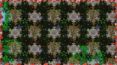 Küçük renkli çiçekler. Küçük çiçekte güzel bir desen. Motley illüstrasyonu. Çiçekli yaz çiçekleri. Moda baskıları için zarif bir şablon. Kusursuz..