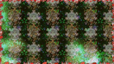 Moda baskıları için zarif bir şablon. Çiçekli bahar çiçekleri. Kusursuz. Küçük çiçekte güzel bir desen. Motley illüstrasyonu. Küçük renkli çiçekler..