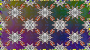 Raster illüstrasyonu. Eskiz tarzı gri renkte. Şirin karalama çiçekleri olan kusursuz çiçek desenleri. Raster illüstrasyonu. El yapımı çiçek ve bitki koleksiyonu.