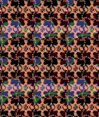 Özgürlük stili Millefleur 'lar. Taşralı şıklığı. Tekstil, duvar kâğıdı, kapaklar, yüzey, baskı, hediye paketi, hatıra defteri, dekupaj. Küçük yabani çiçeklerdeki halk modelini çiz..