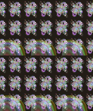 Güzel suluboya yaz çiçekleri deseni..