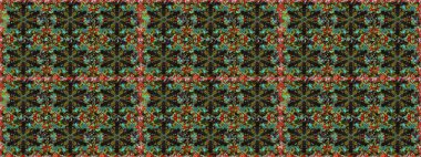 Barok tarzında kusursuz bir doğulu süsü. Raster geleneksel altın pürüzsüz desen kahverengi renklerde.