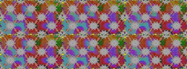 Güzel kumaş deseni. Güzel suluboya çiçek buketi pürüzsüz desen.