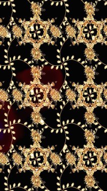 Siyah renkte manzaralı çiçek deseni. Üst manzara, yumuşak stil. Sevgililer günü ve tebrik kartı konsepti için şık bir davetiye. Çiçek kompozisyonu, el boyası, hassas şablon..