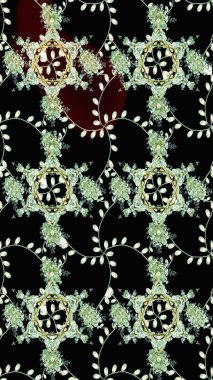 Sabıka fotoğraflarında, bebek kıyafetlerinde, duvar kâğıtlarında, paket kutularında falan kullanılabilir. Zarif, parlak ve eskiz siyah çiçek deseni tasarımı.