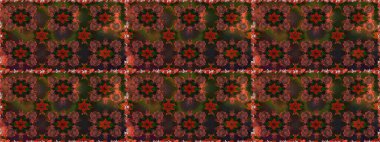 Küçük çiçekte güzel bir desen var. Çiçek arkaplan. Doğa. Raster deseni. Çiçek kolajı. Çiçek kompozisyonu. - Kahverengi çiçekler.