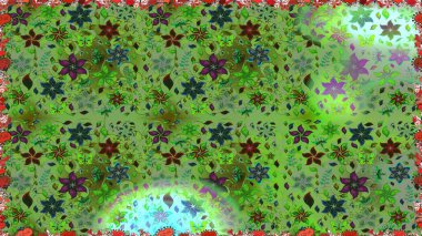 Fantezi çiçekli kusursuz desen, doğal duvar kağıdı, çiçek desenli kıvrım çizimi. Ev dekoru. Paisley el çizimi elementler.