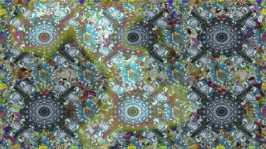 Gri renkli çiçekler. Renkli Bahar Temalı, pürüzsüz bir arka plan. Çiçekli, suluboya desenli kusursuz çiçek deseni. Düz Çiçek Elementleri Tasarım Raster illüstrasyonu.