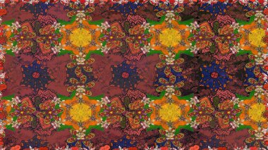 Raster - stok. Vadinin çiçekleri kahverengi renklerde. Suluboya, elle çizilmiş. Kusursuz arkaplan deseni.