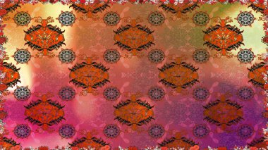 Sulu Boya Dikişsiz desen buket çiçek. Tonda. Güzel desen dekorasyon ve tasarım için. Çiçek suluboya çizimler ve zarif desen. Trendy yazdırma.