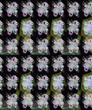 Motley illüstrasyonu. Küçük çiçekte güzel bir desen. Küçük renkli çiçekler. Çiçekli bahar çiçekleri. Moda baskıları için zarif bir şablon. Çizim.